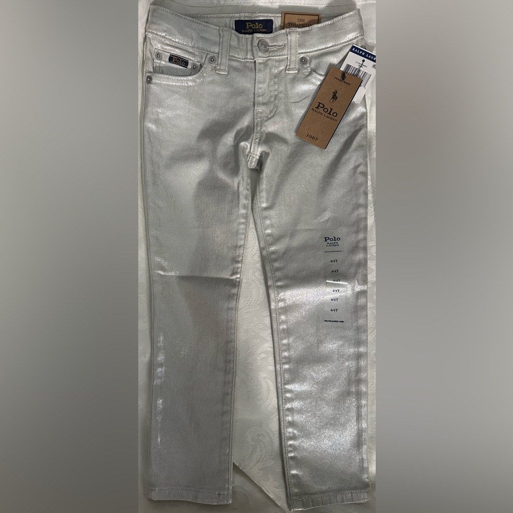 Ralph Lauren 4t girl sparkle pants - NWT